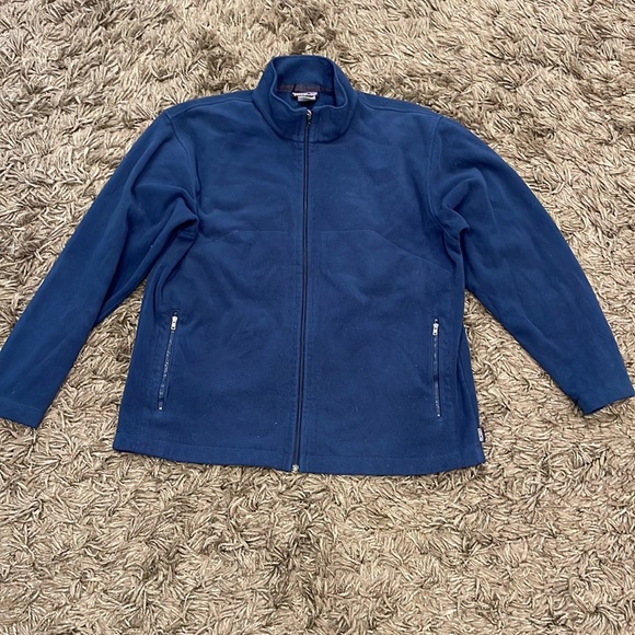 PATAGONIA SYNCHILLA BLUE FLEECE MOCK NECK ZIP FRONT LONG SLEEVE JACKET MEN'S L - Picture 5 of 9